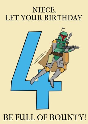 Star Wars Let Your Birthday Be Full Of Bounty Card