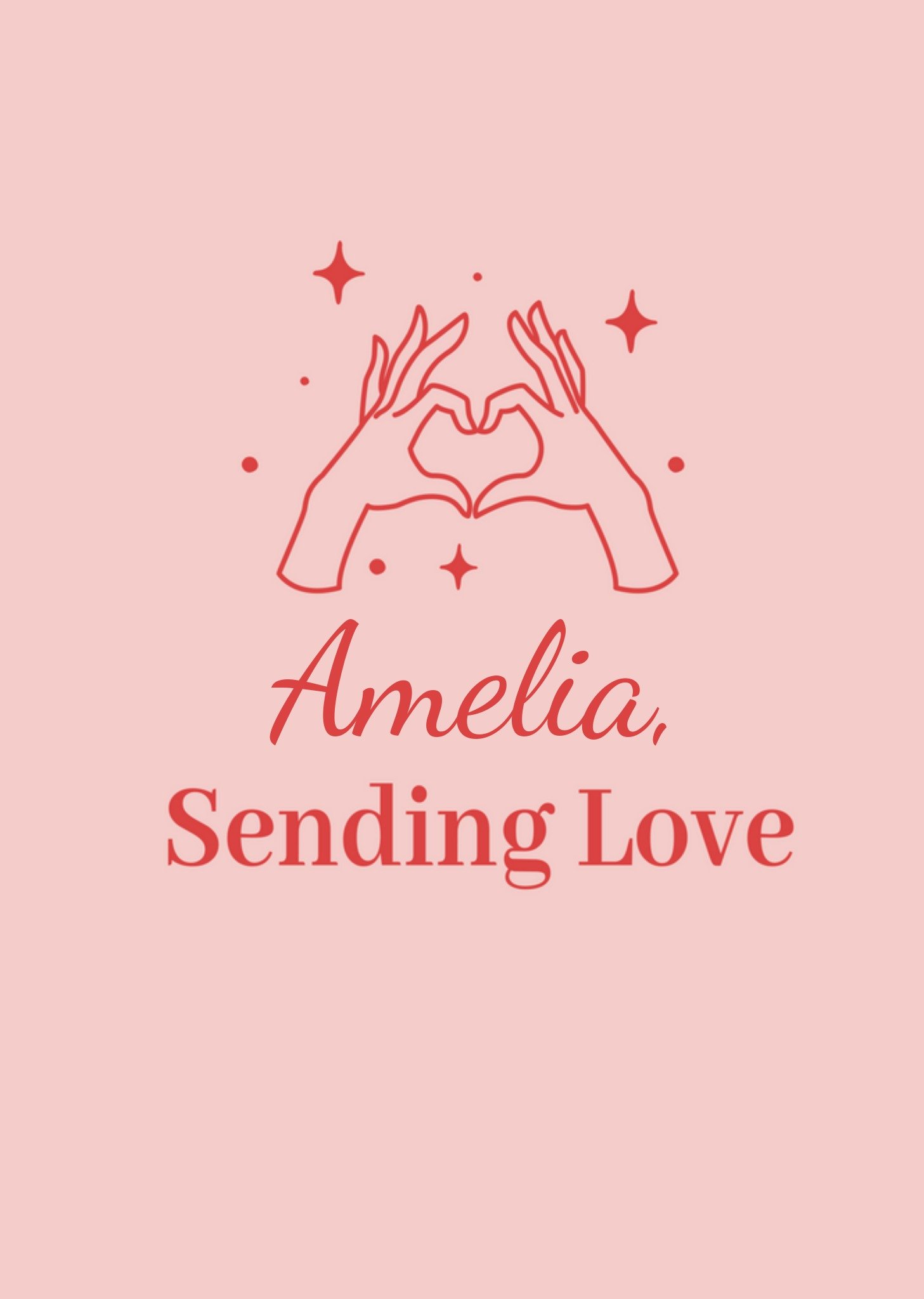 Sending Love Card Ecard