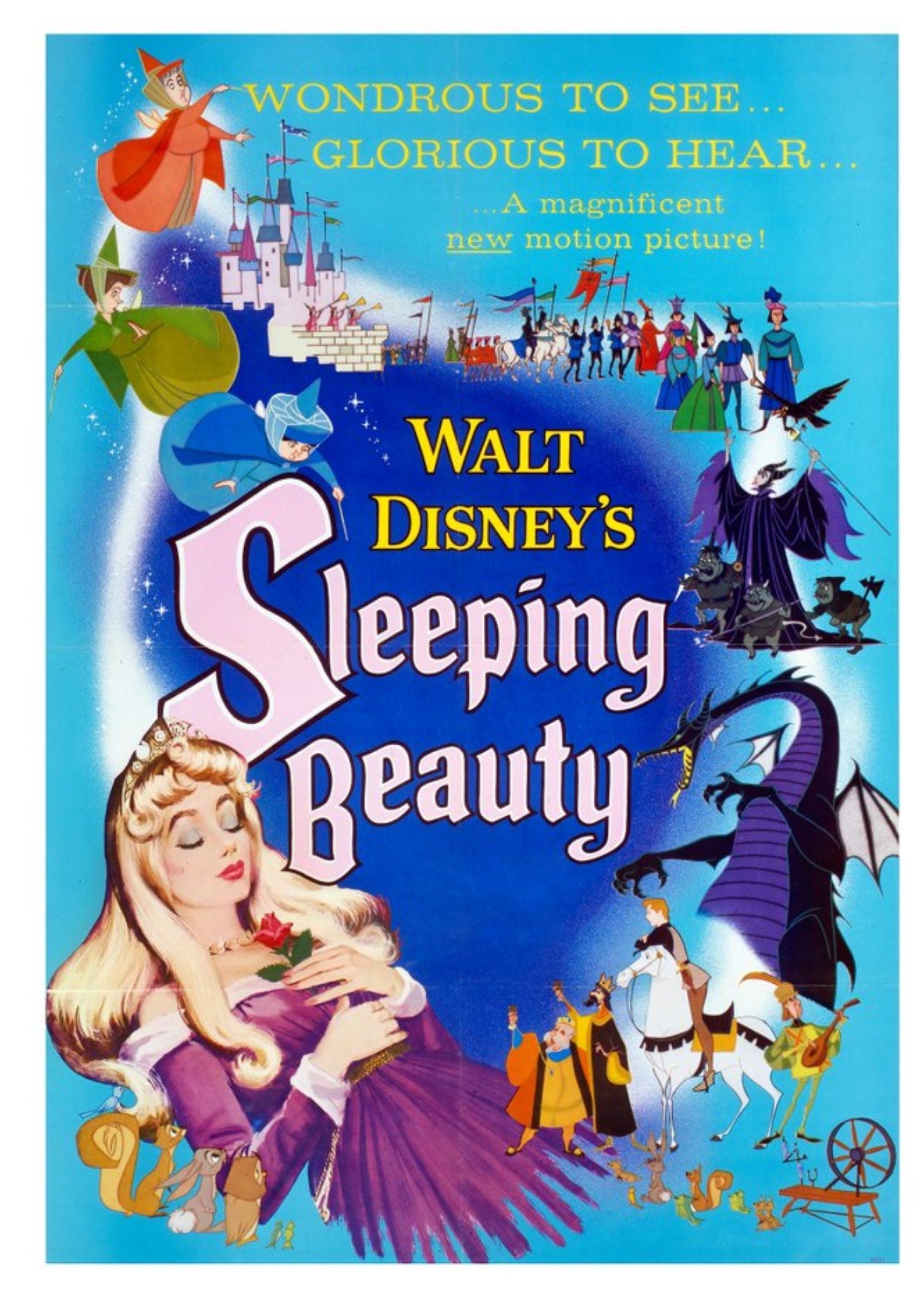 Disney Sleeping Beauty Princess Aurora Classic Card, Large