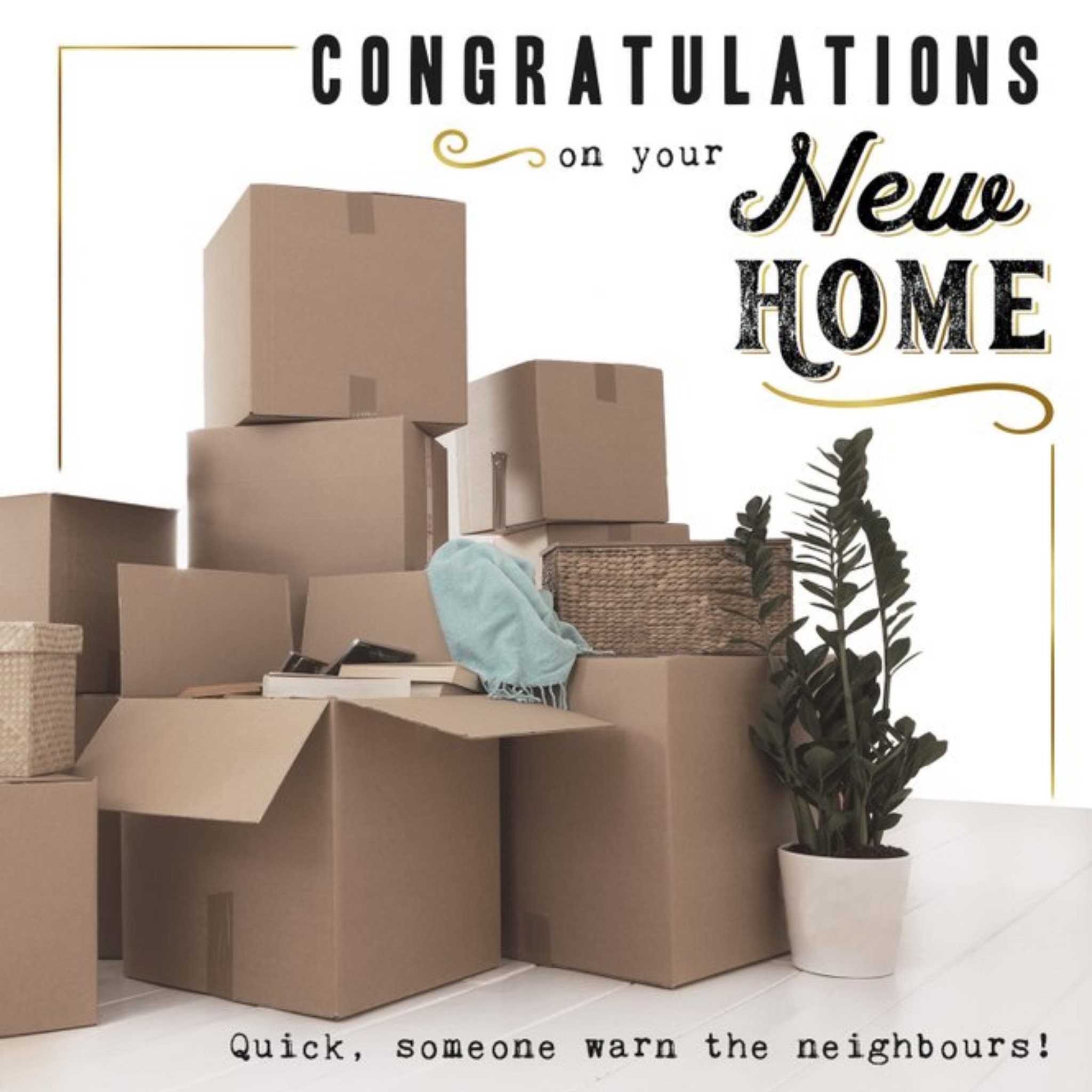 Funny Congratulations On Your New Home Card, Square