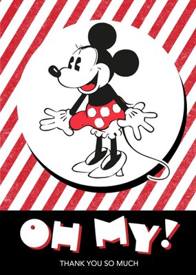 Disney Oh My Vintage Minnie Birthday Card