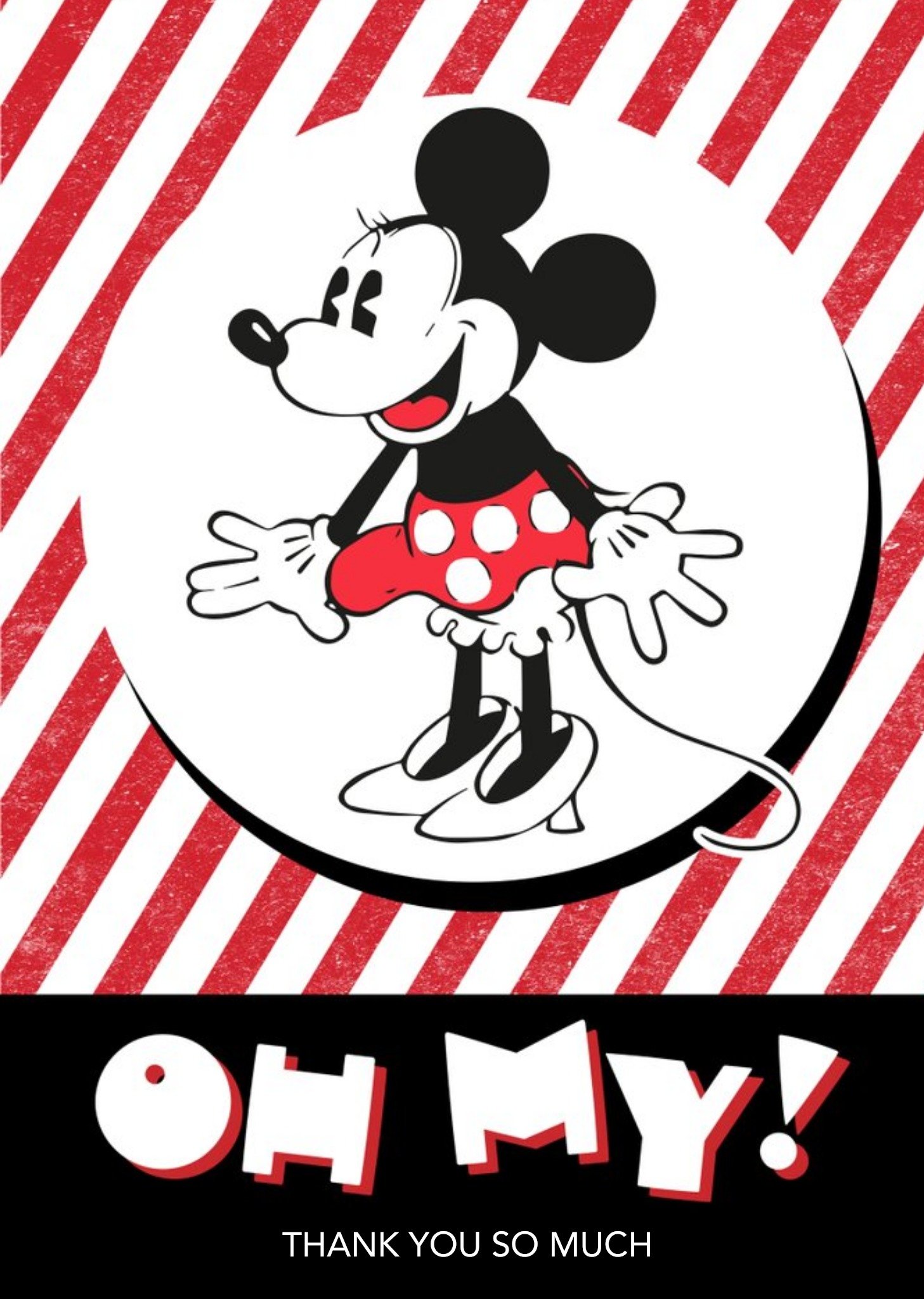 Disney Oh My Vintage Minnie Birthday Card Ecard