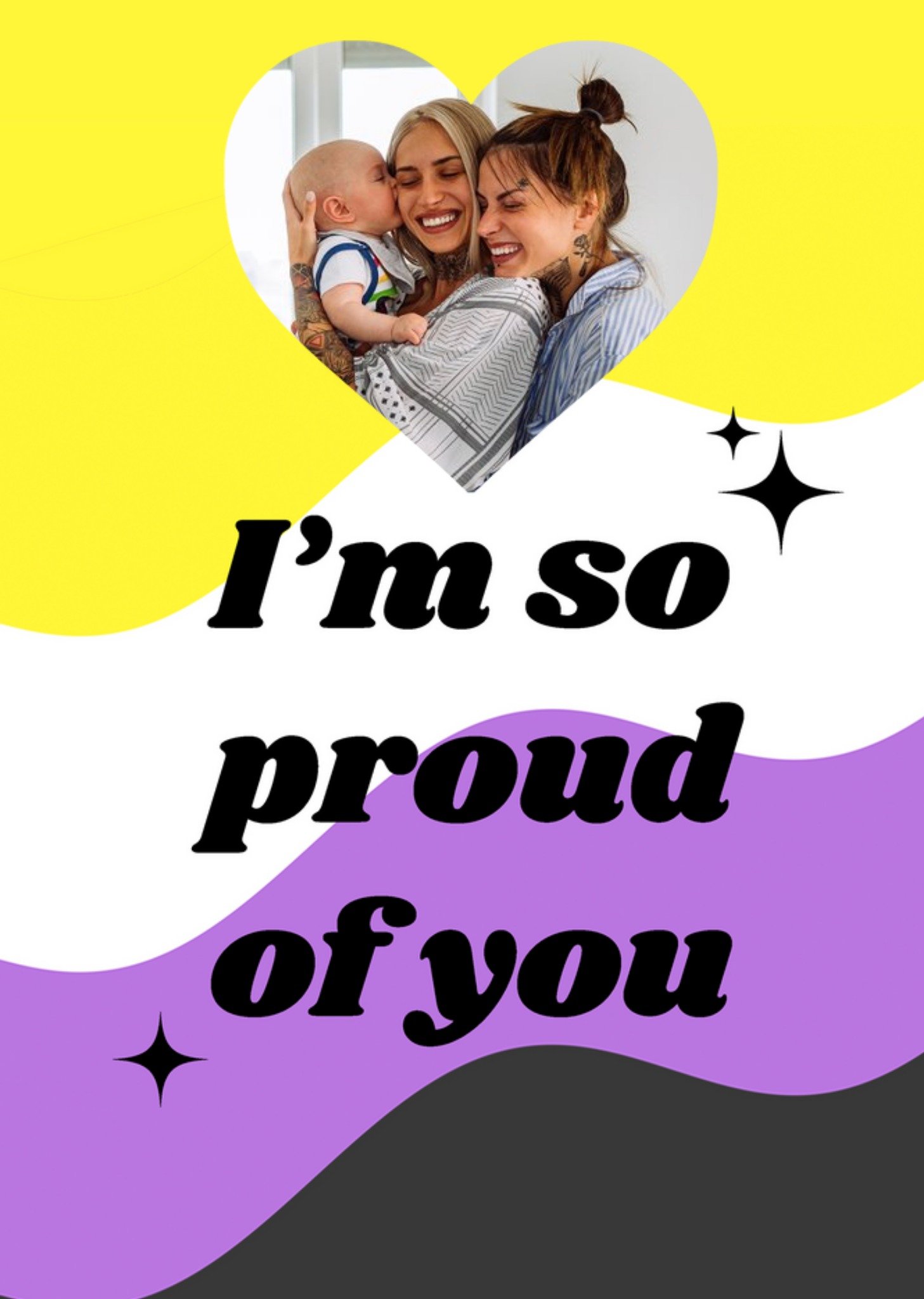 I'm So Proud Of You Photo Upload Card Ecard