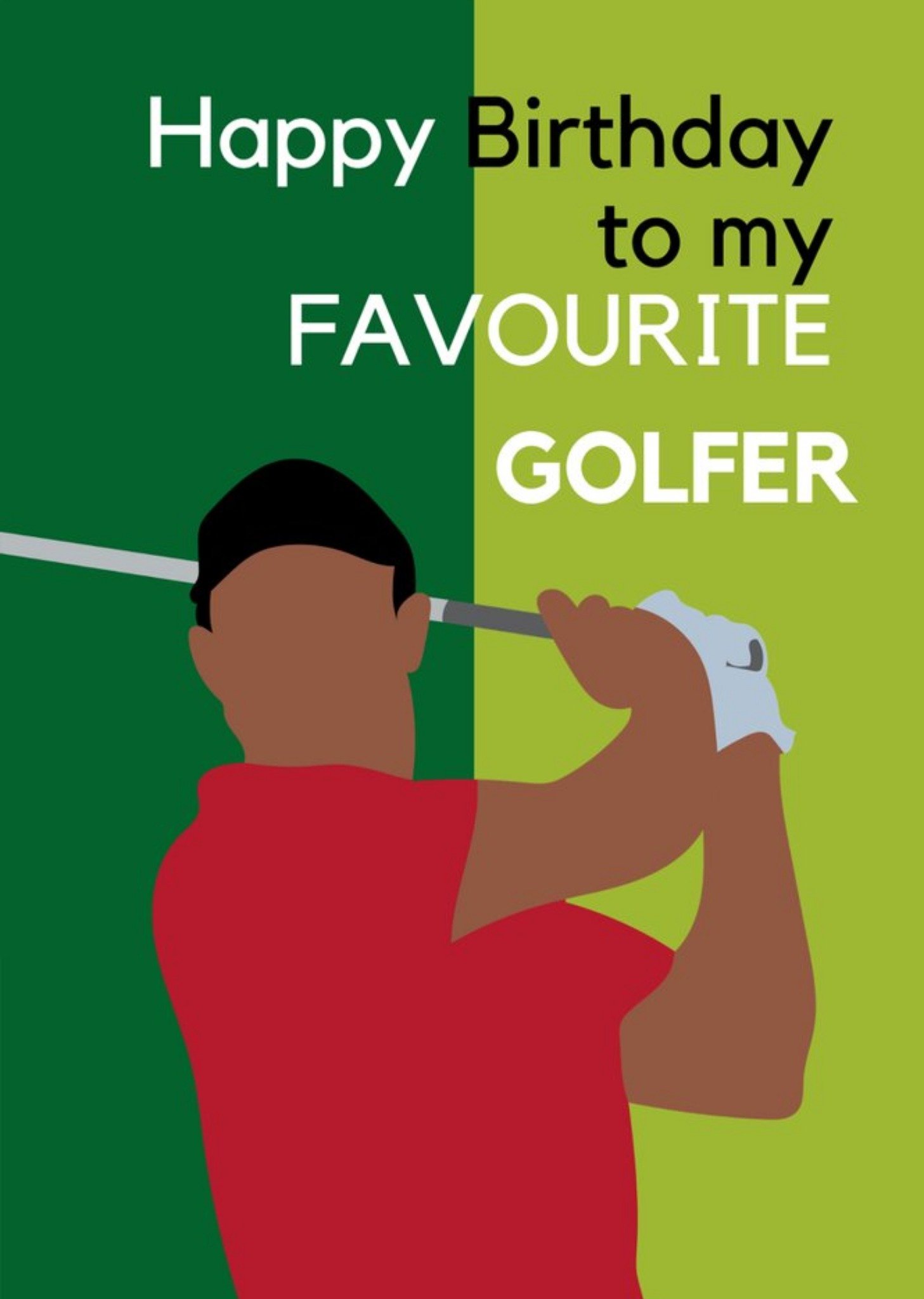 Anoela Happy Birthday To My Favourite Golfer Card Ecard