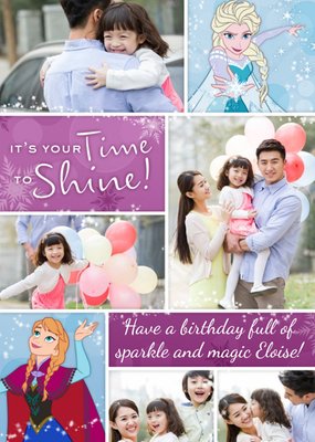 Disney Frozen Time To Shine 5-Photo Upload Card