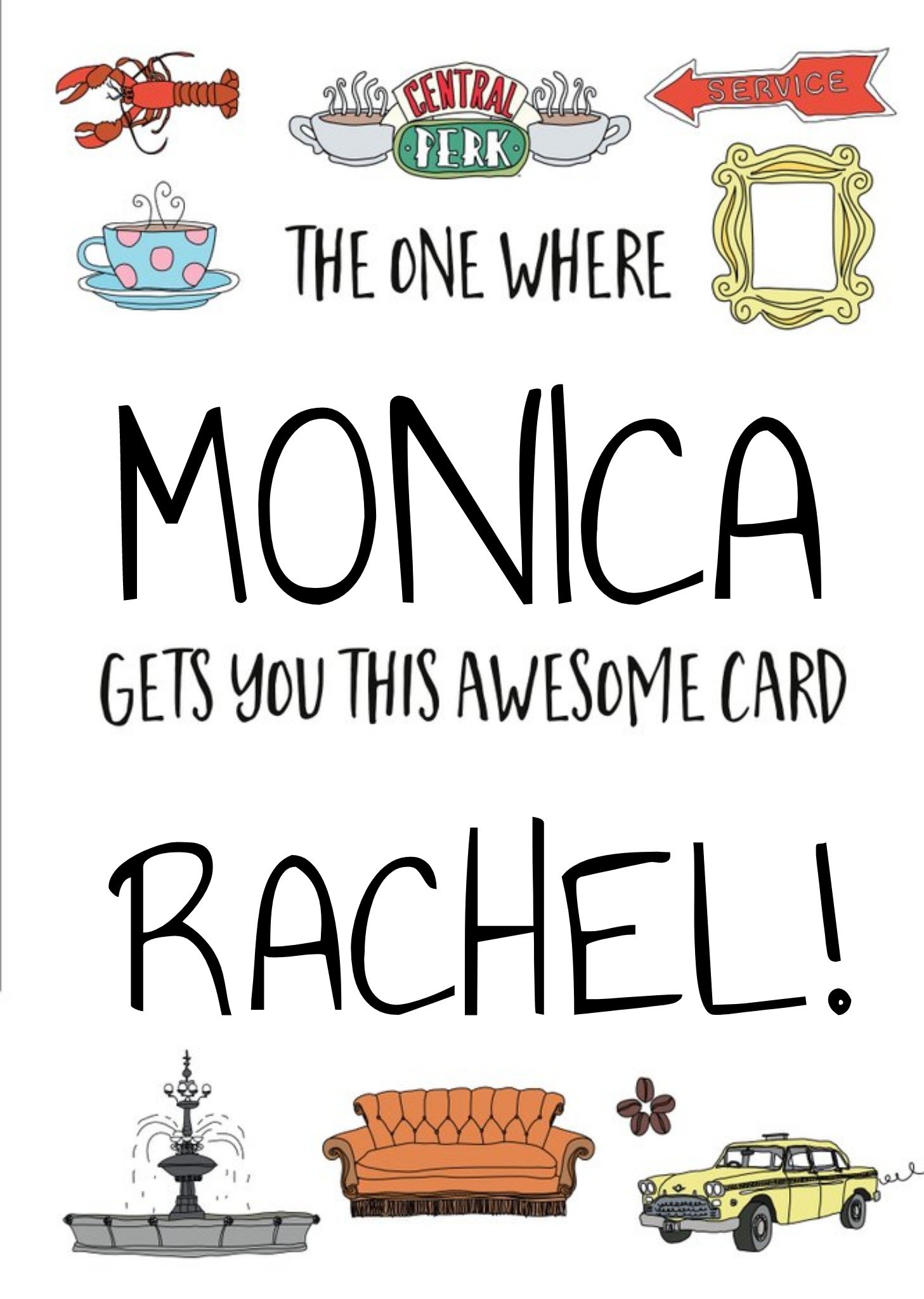 Friends (Tv Show) Friends Tv The One Where You Get This Awesome Card