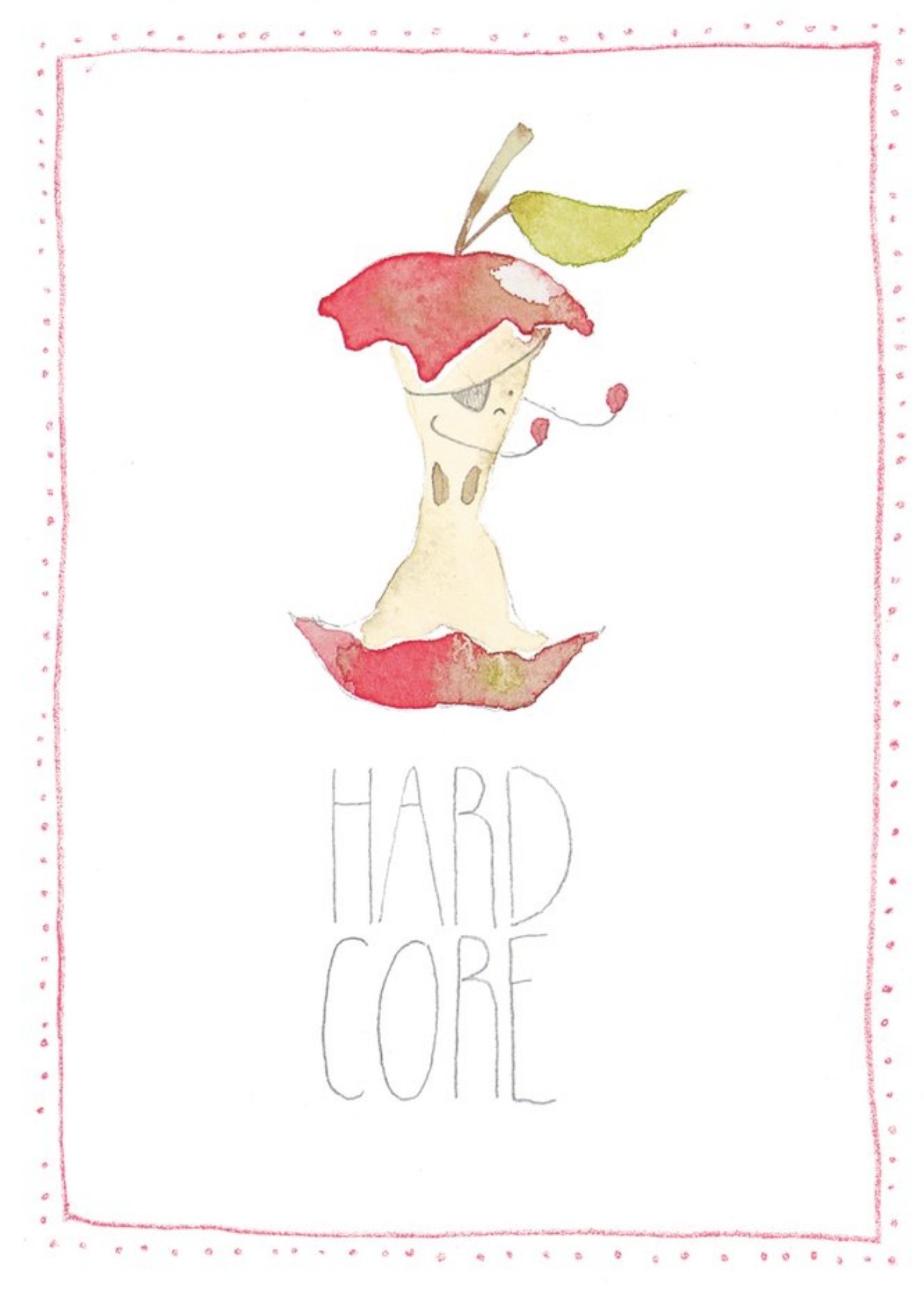 Hard Core Apple Card Ecard