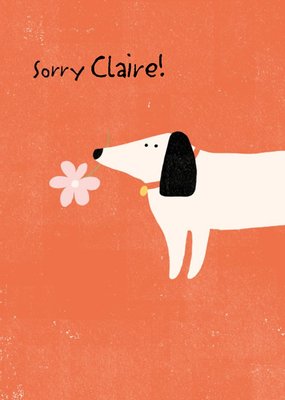 Pigment Illustrated Sorry Animal Floral Sad Cute Card