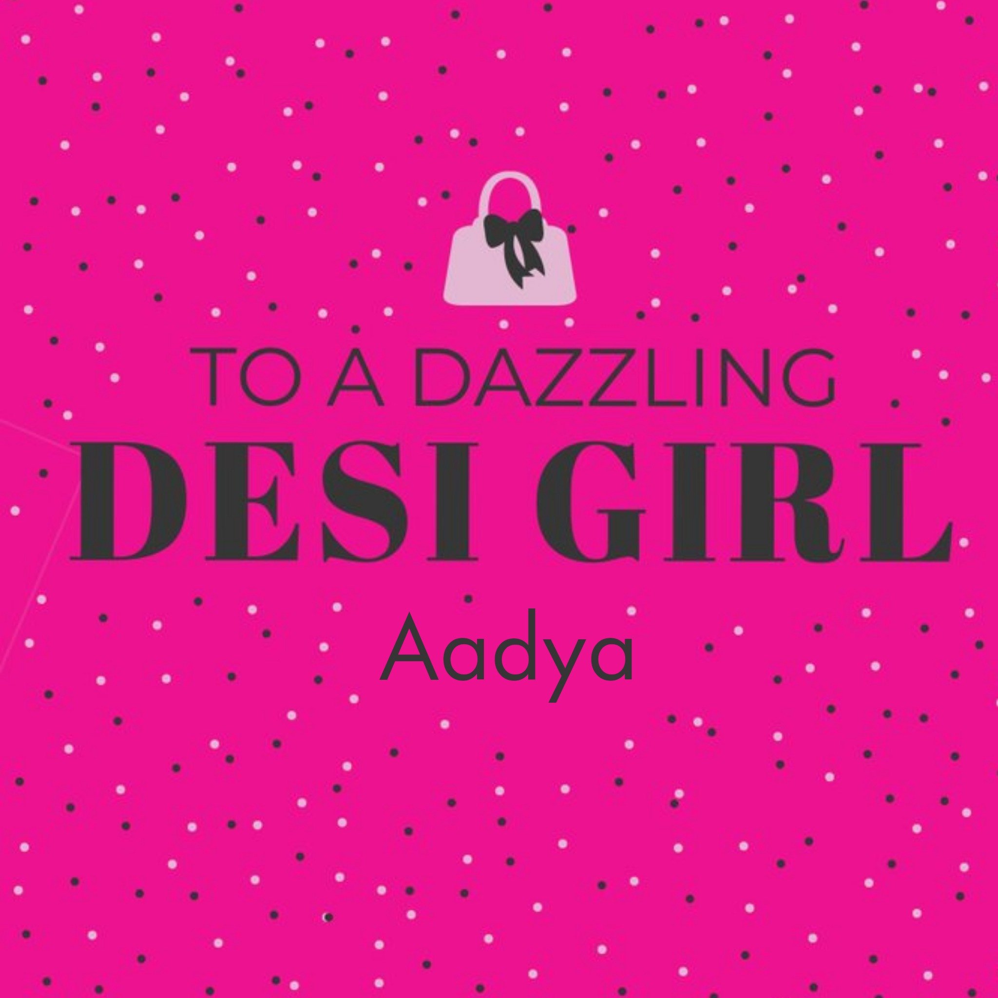 Eastern Print Studio Dazzling Desi Girl Valentine's Day Card, Large