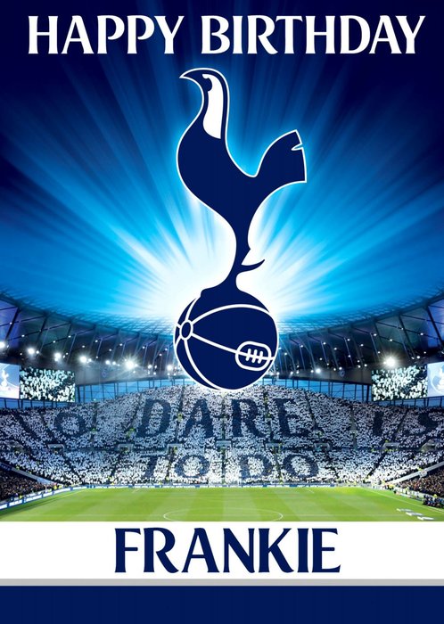 Tottenham Hotspur FC Birthday Banner Personalized Party Backdrop Decoration  60 x 44 Inches 