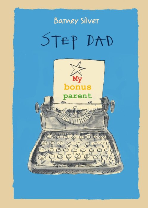 Step Dad My Bonus Parent Birthday Card
