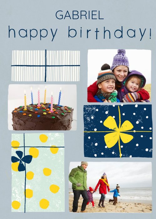 Multi Photo Upload Birthday Card