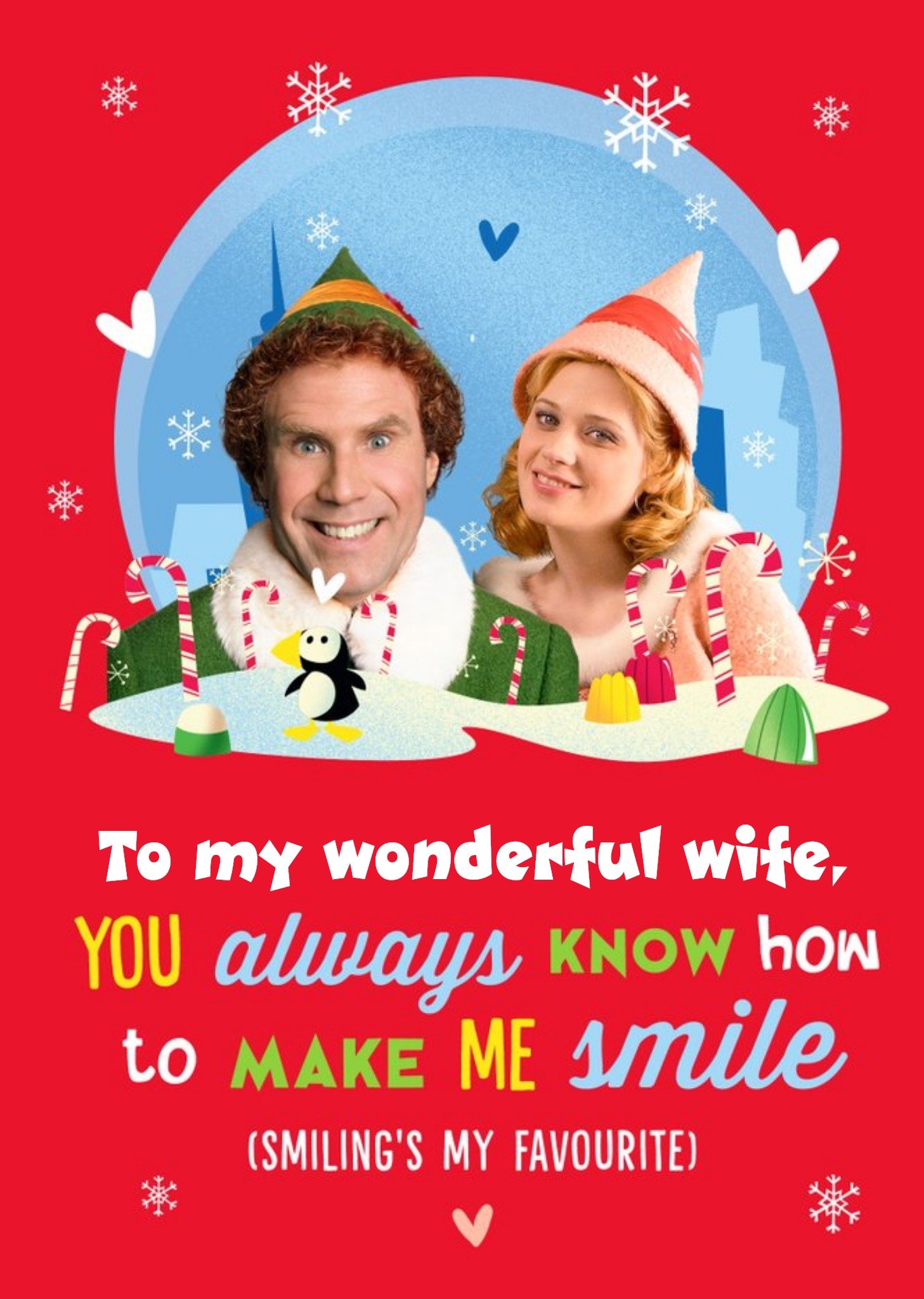 Elf The Film Christmas Card You Always Know How To Make Me Smile (Smilings My Favourite) Ecard