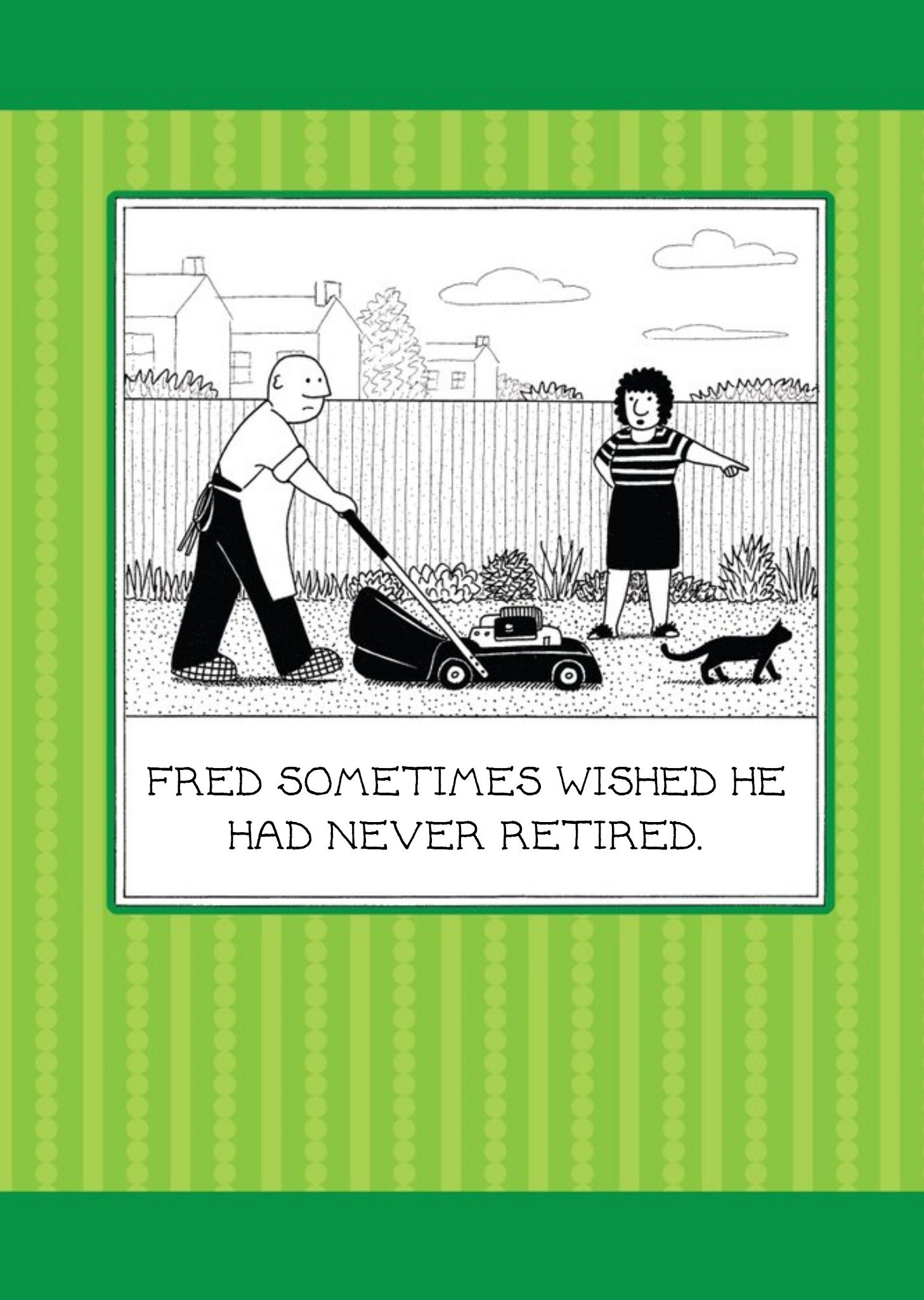 Moonpig Funny Fred Retirement Card, Large