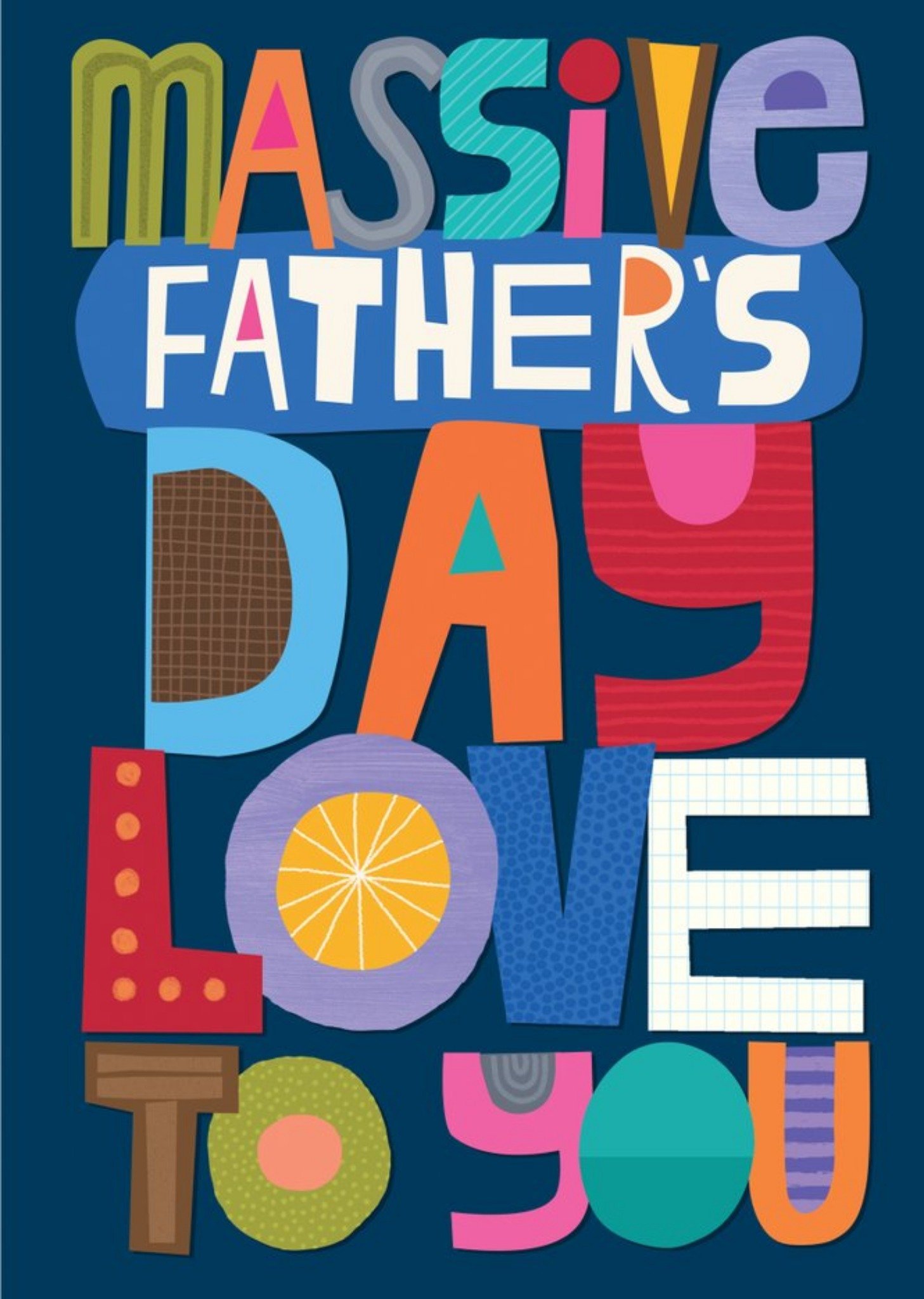 Moonpig Massive Father's Day Love To You Card Ecard