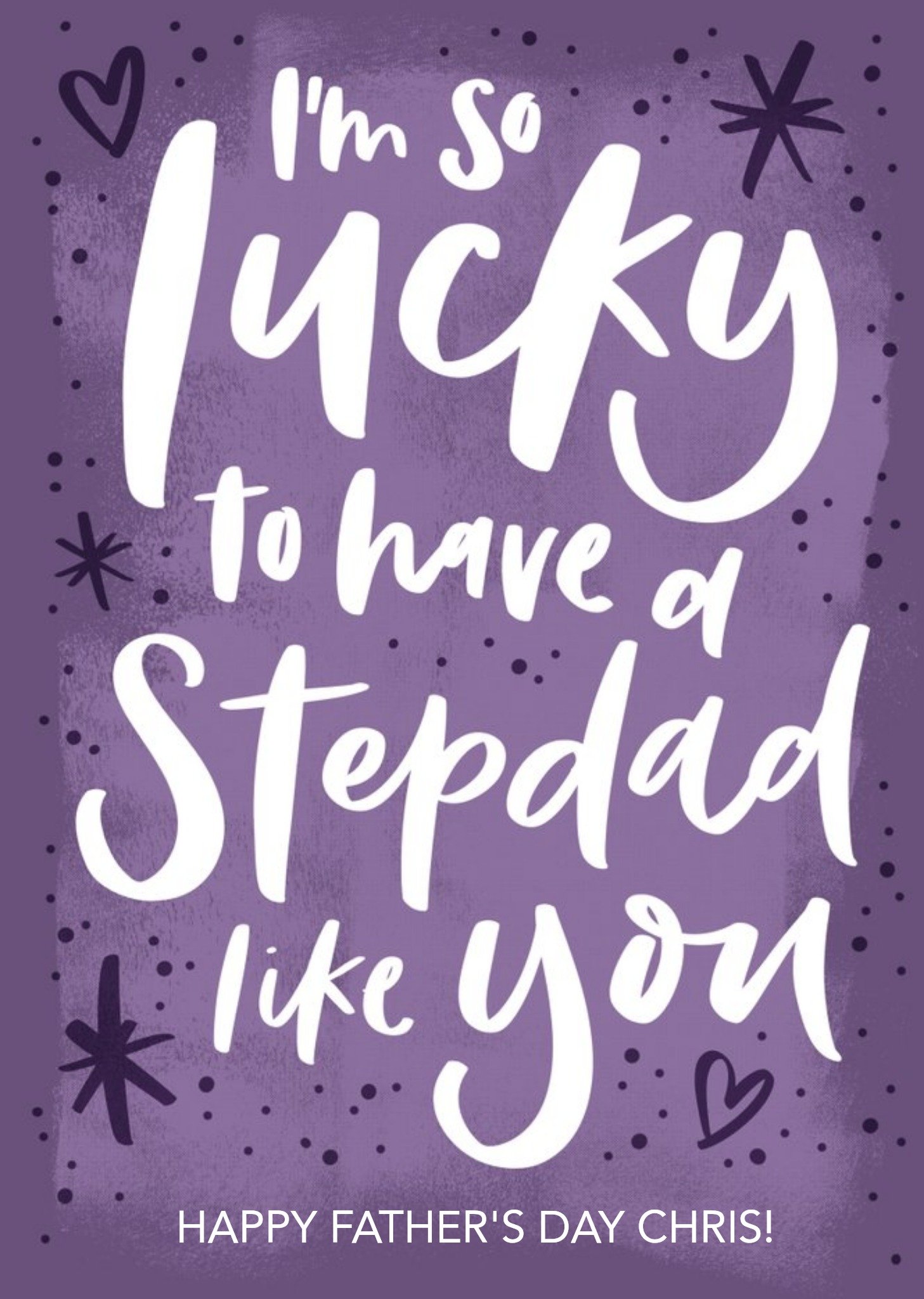 Lucky To Have A Stepdad Like You Father's Day Card Ecard