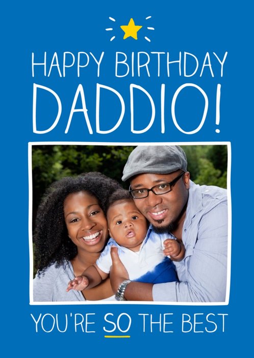 Happy Jackson Happy Birthday Daddio Photo Card