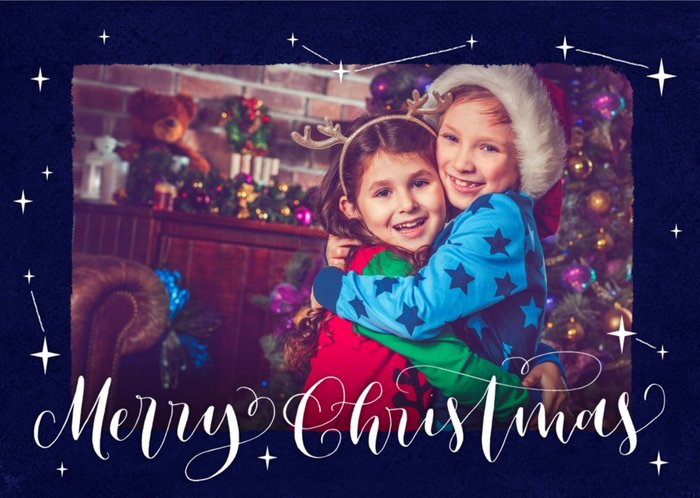Christmas Card - Photo Upload - Stars