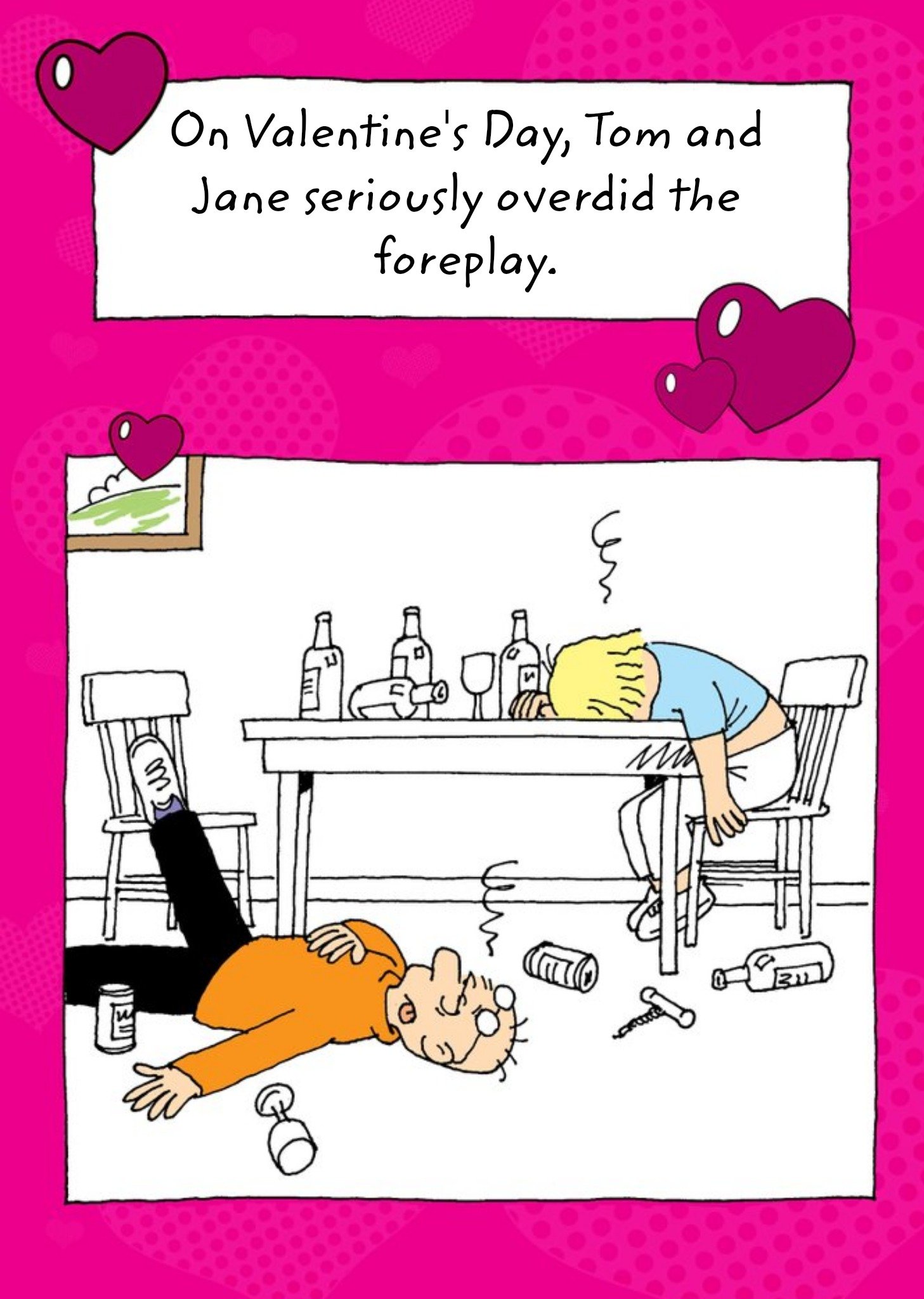 Moonpig We Seriously Overdid The Foreplay Personalised Name Valentines Day Card Ecard