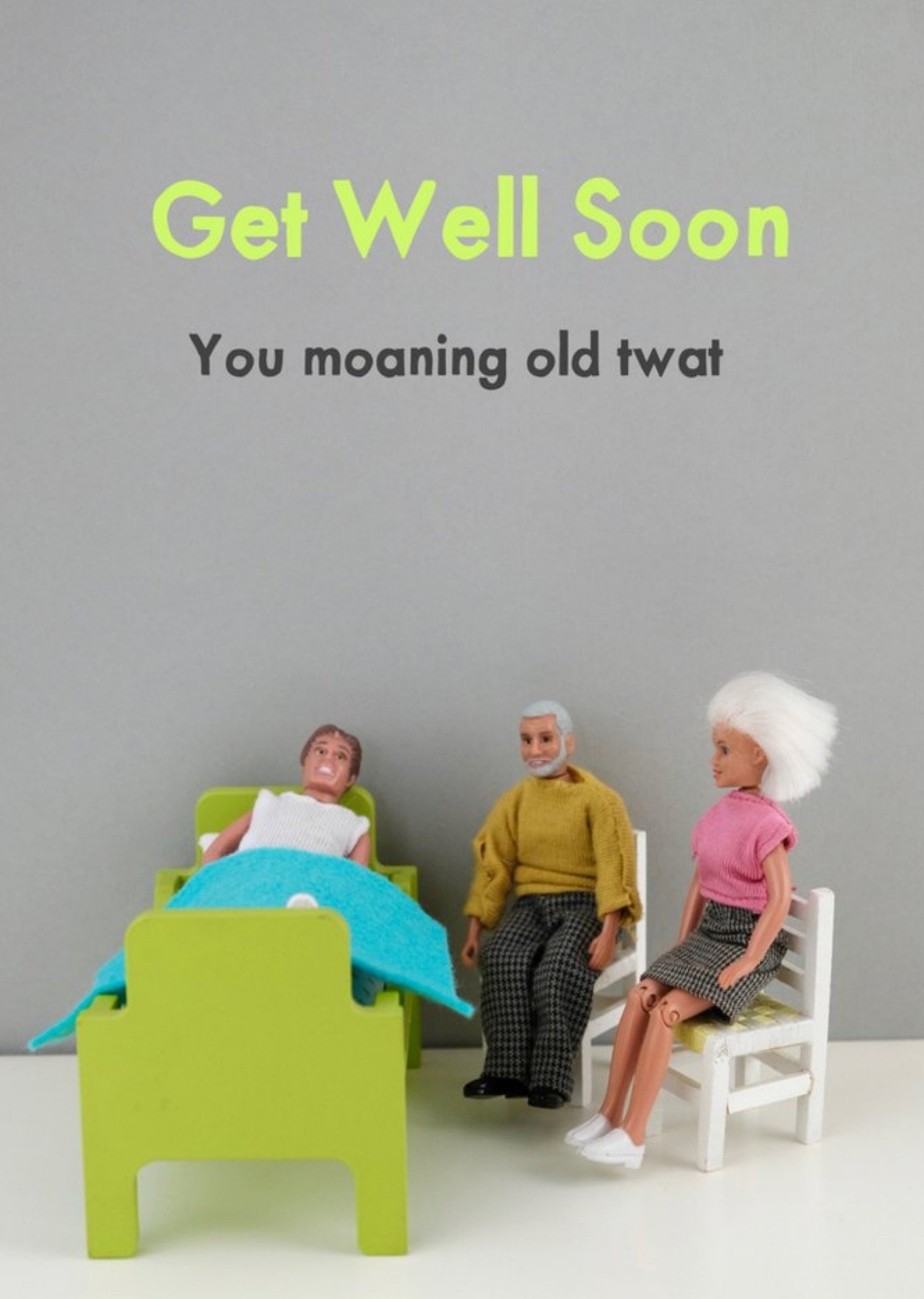 Bold And Bright Funny Rude Dolls Get Well Soon Card Ecard