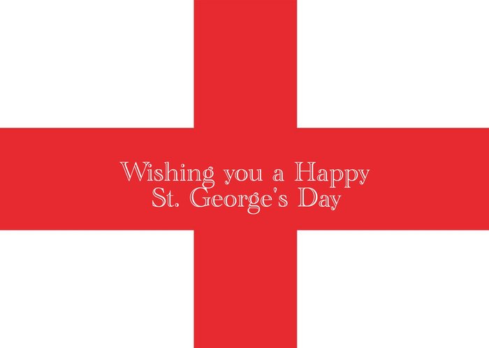 Photo St George's Day Card