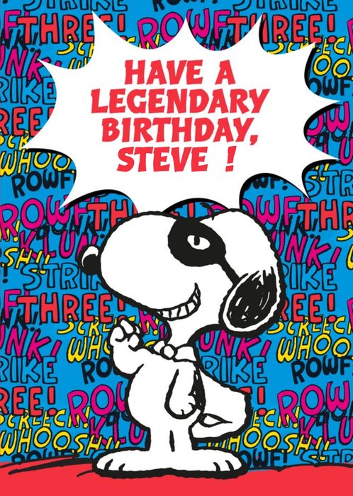 Peanuts Have a Legendary Birthday Card