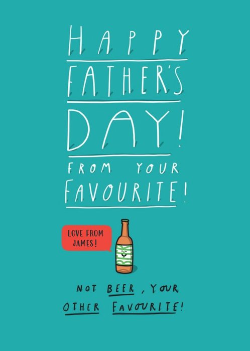 Father's Day Card - Father's Day - Beer