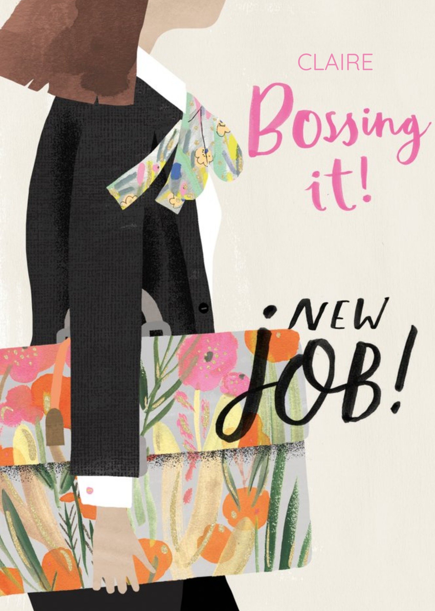 Pigment Hey Girl Bossing It New Job Card Ecard