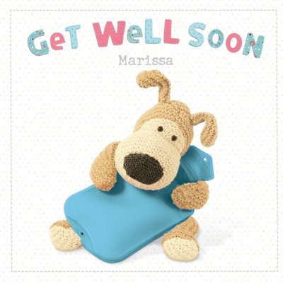 Boofle Personalised Get Well Soon Card