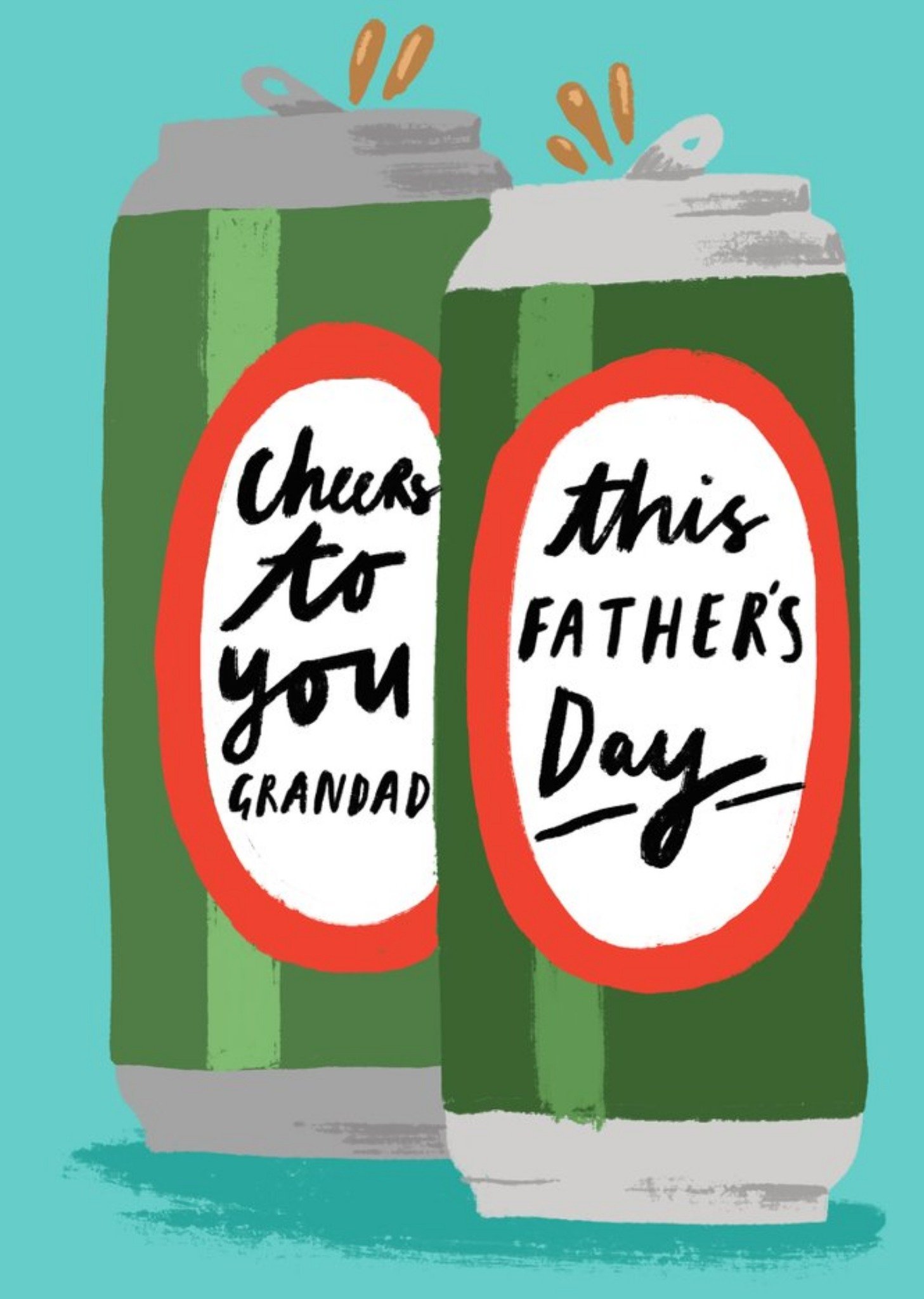 Katy Welsh Cheers To You Grandad Father's Day Card Ecard