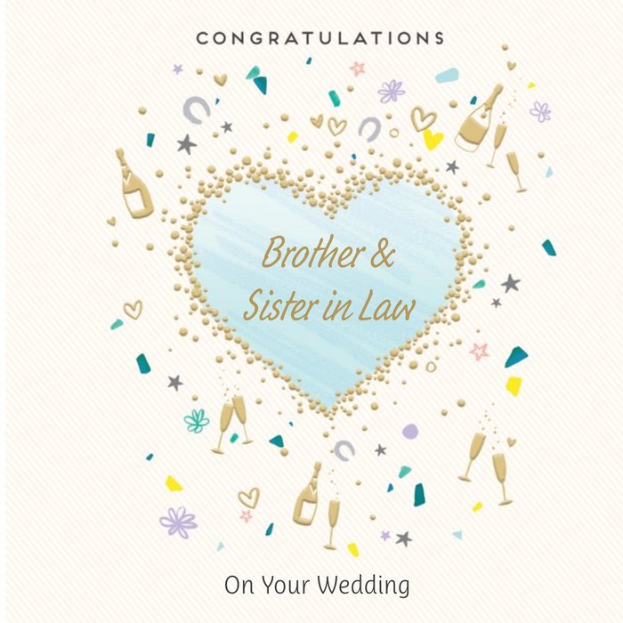 Mordern Wedding Day card, Congratulations on your Wedding