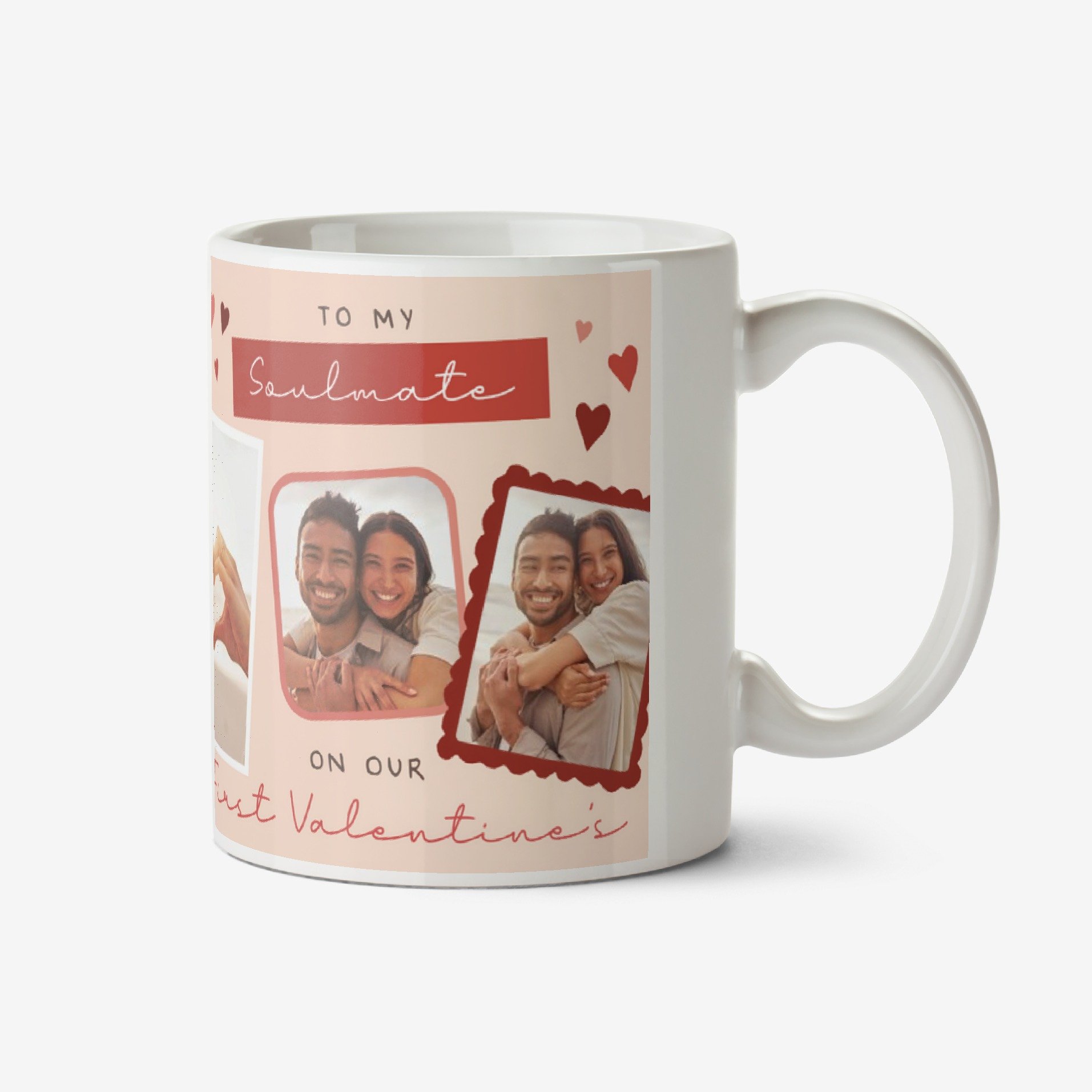 Soulmate First Valentines Photo Upload Mug Ceramic Mug