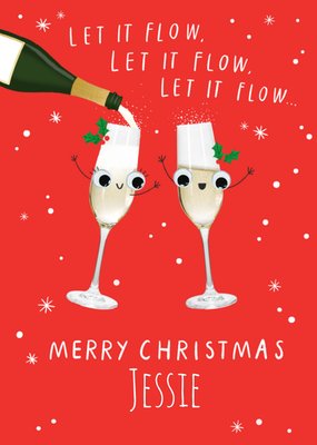 Let It Flow, Let It Flow, Let It Flow... Christmas Card