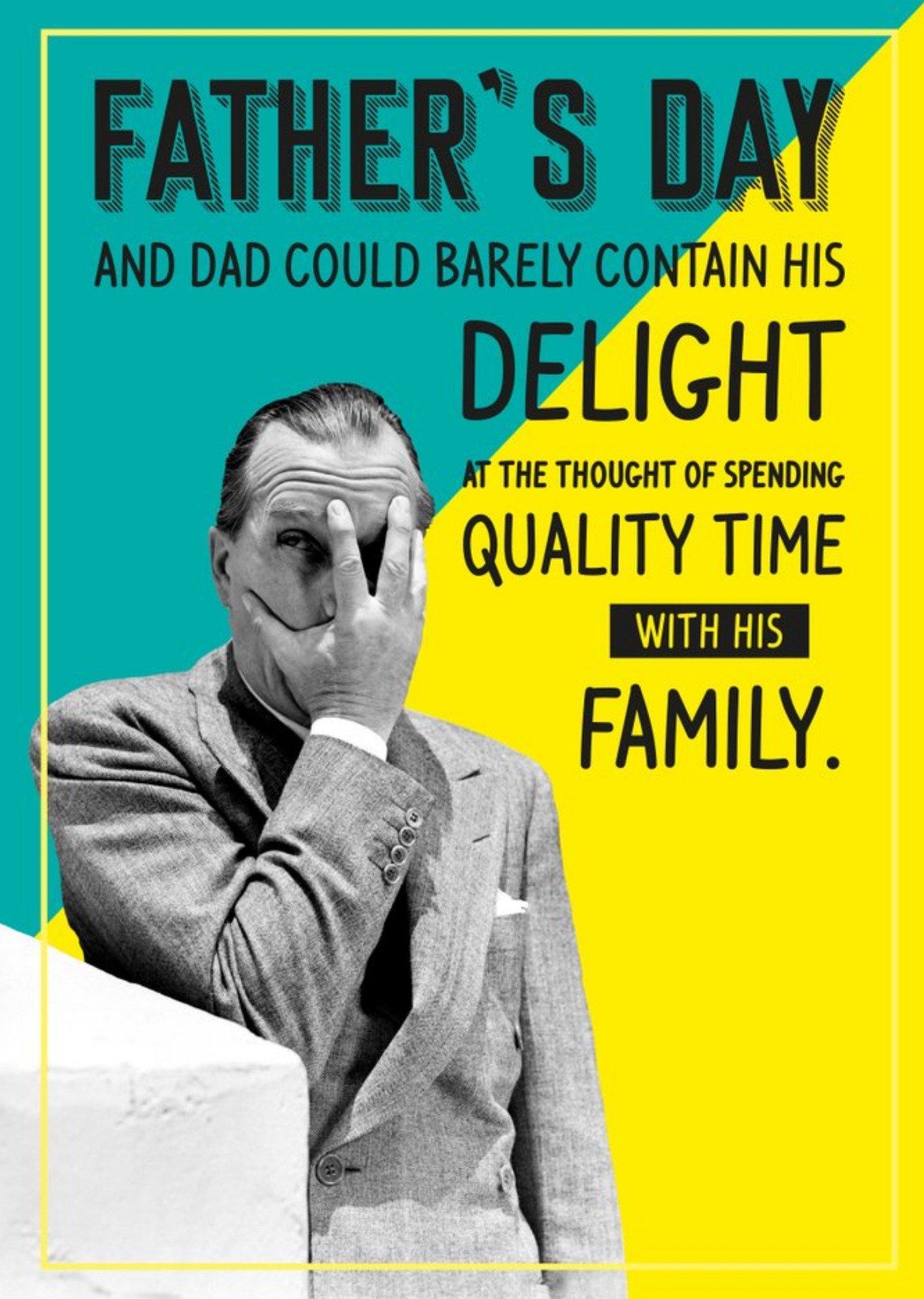 Dad Could Barely Contain His Delight Card Ecard