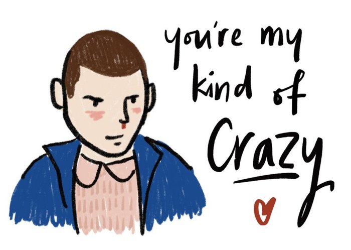 You're My Kind Of Crazy Valentines Day Card