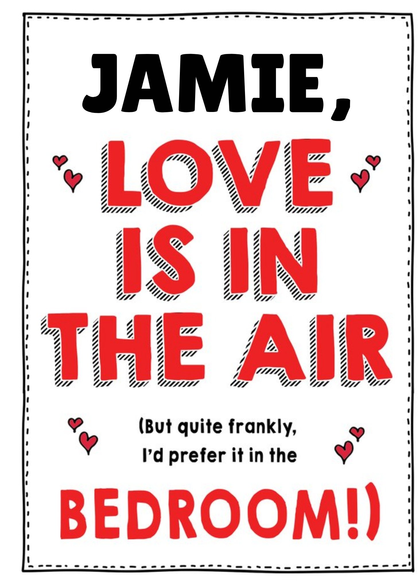 Jam And Toast Love Is In The Air Funny Valentines Day Card Ecard