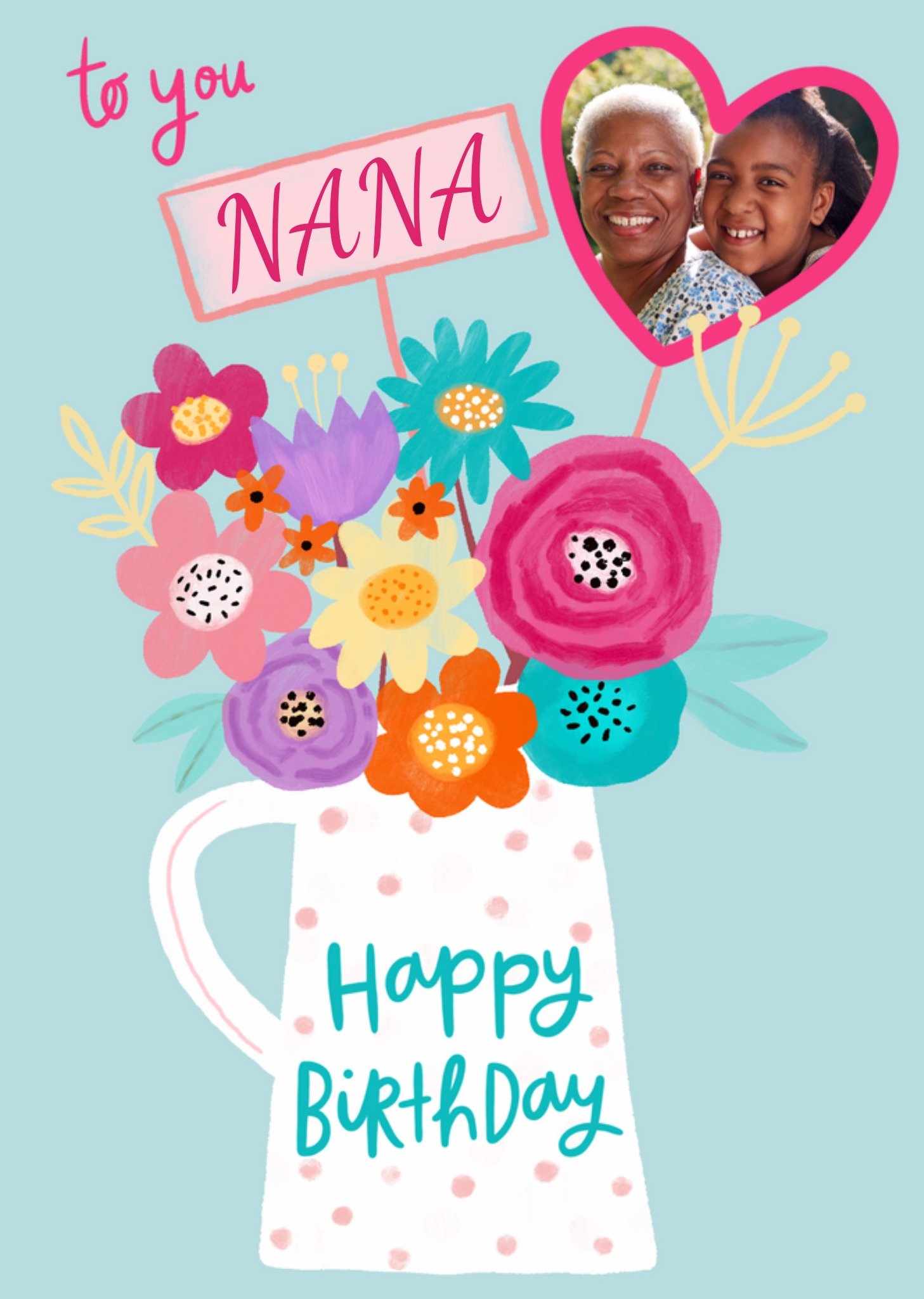 Nana's Photo Upload Birthday Card Ecard