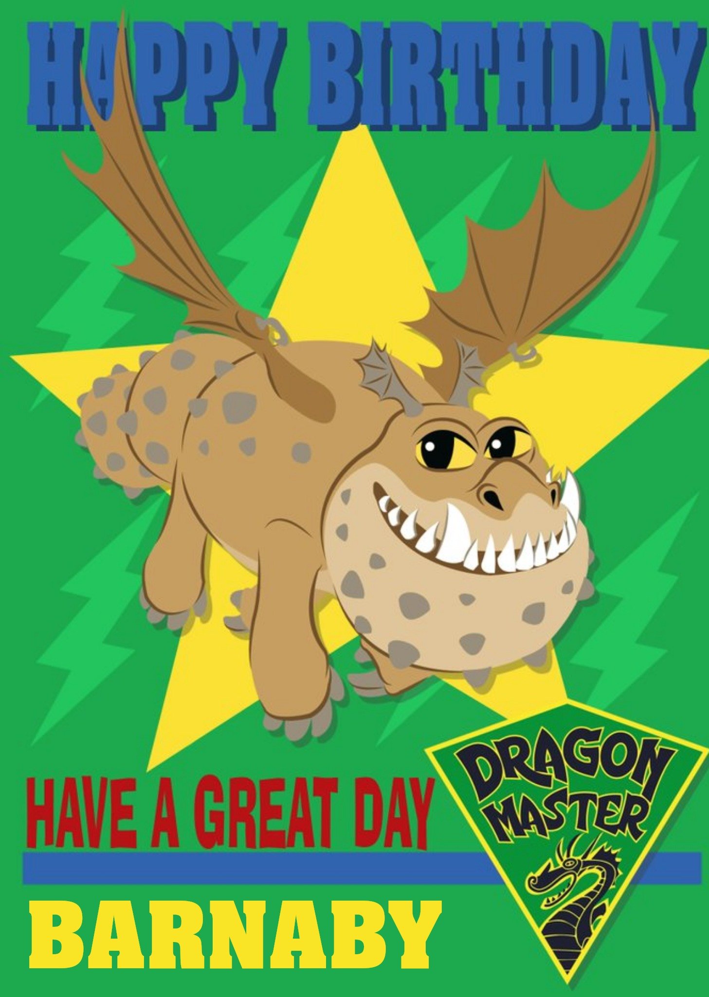 Moonpig How To Train Your Dragon Gronckle Birthday Card Ecard