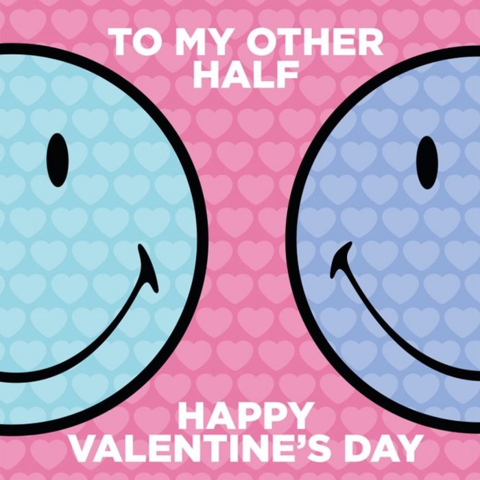 Smiley World To My Other Half Valentine's Day Card