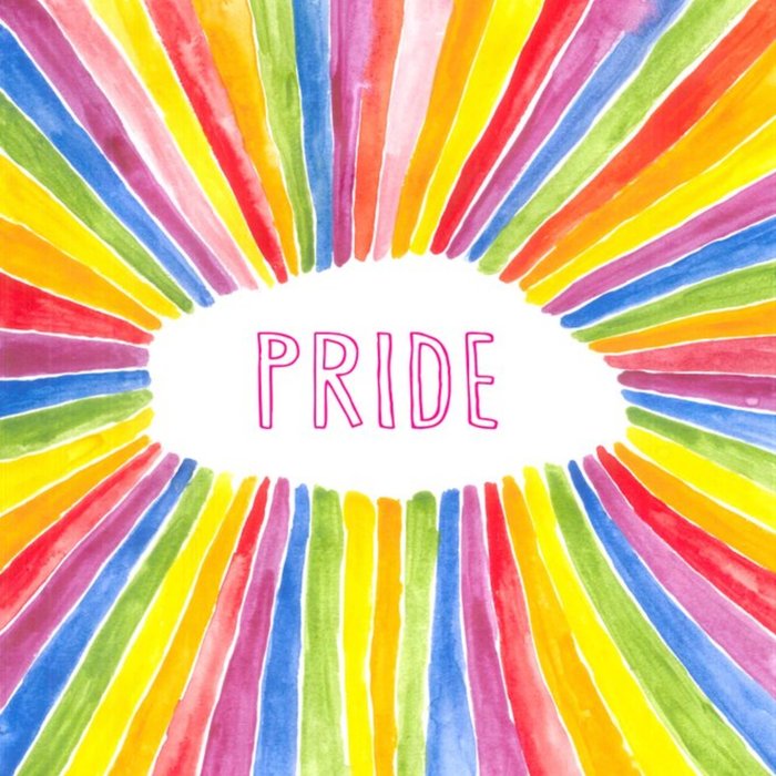 Pride greetings card