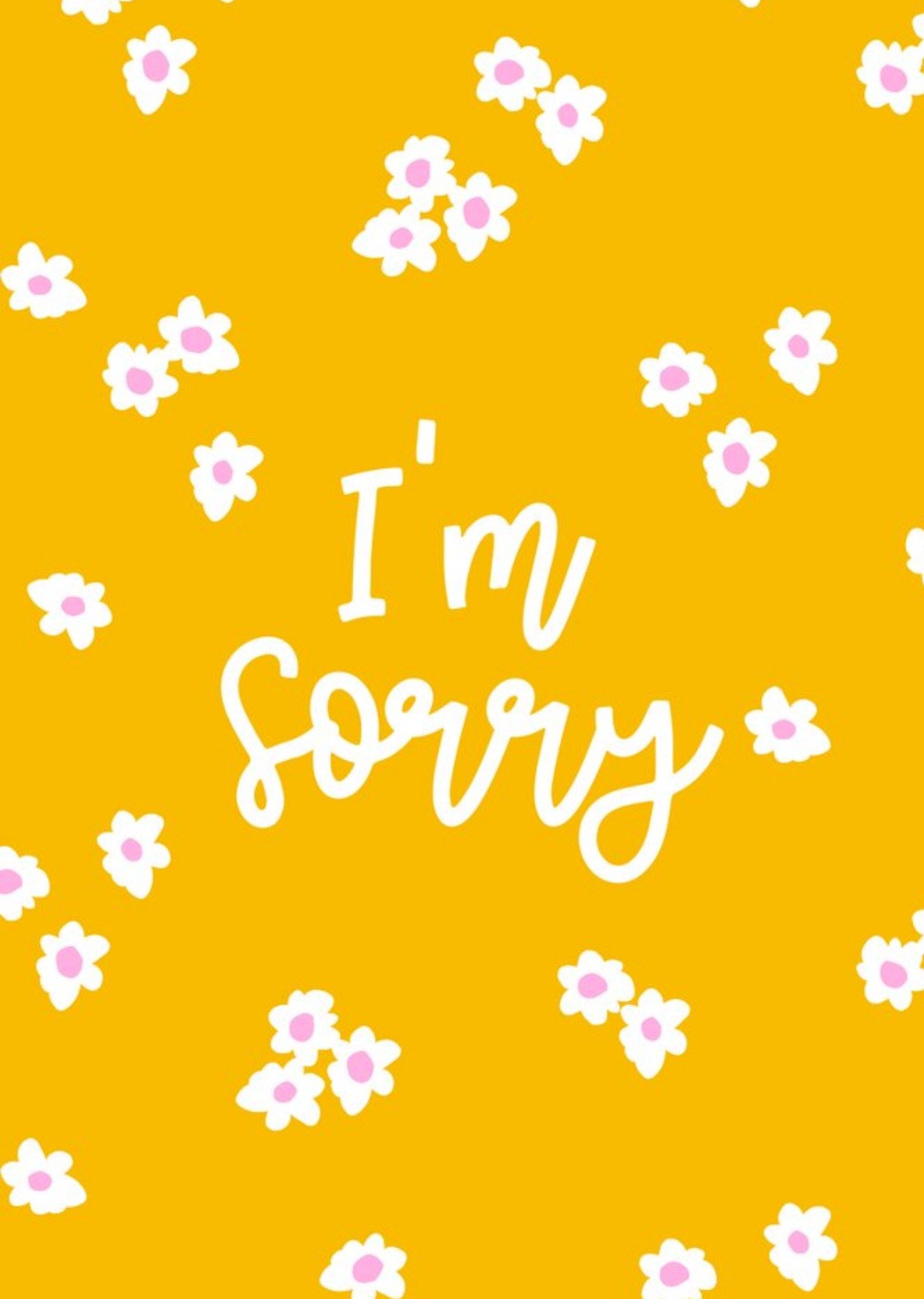 Gabriel Neil Flowers Sorry Card Ecard