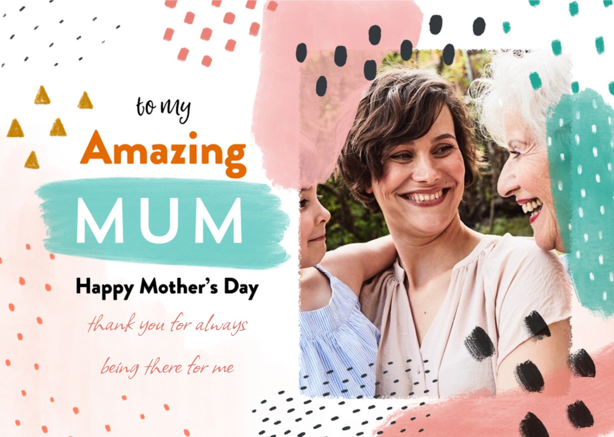 Moonpig To My Amazing Mum Personalised Mother's Day Card, Large