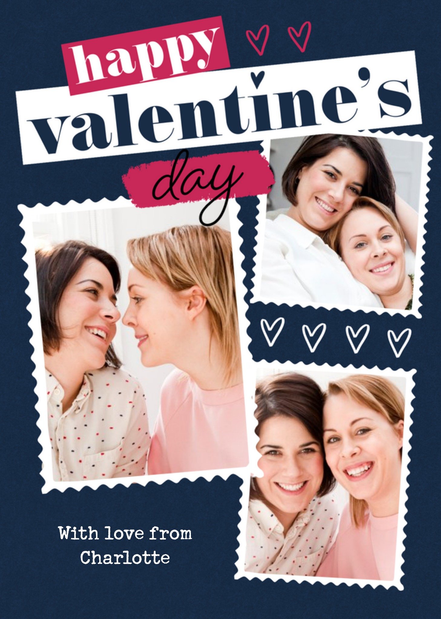 Moonpig Happy Valentines Day Same Sex Lbgtq Photo Upload Valentines Card For Her Ecard