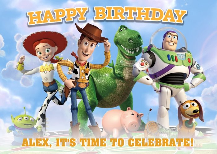 Toy Story Birthday Card