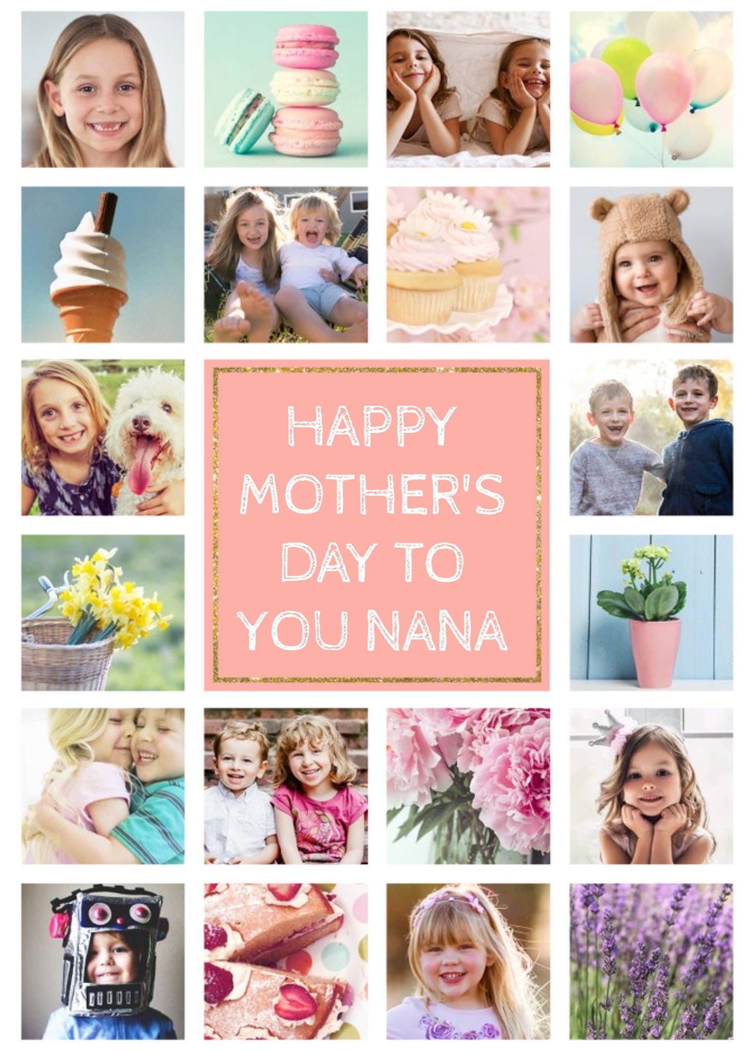 Moonpig Mother's Day Card - To You Nana - Photo Upload Card - 20 Photos Ecard