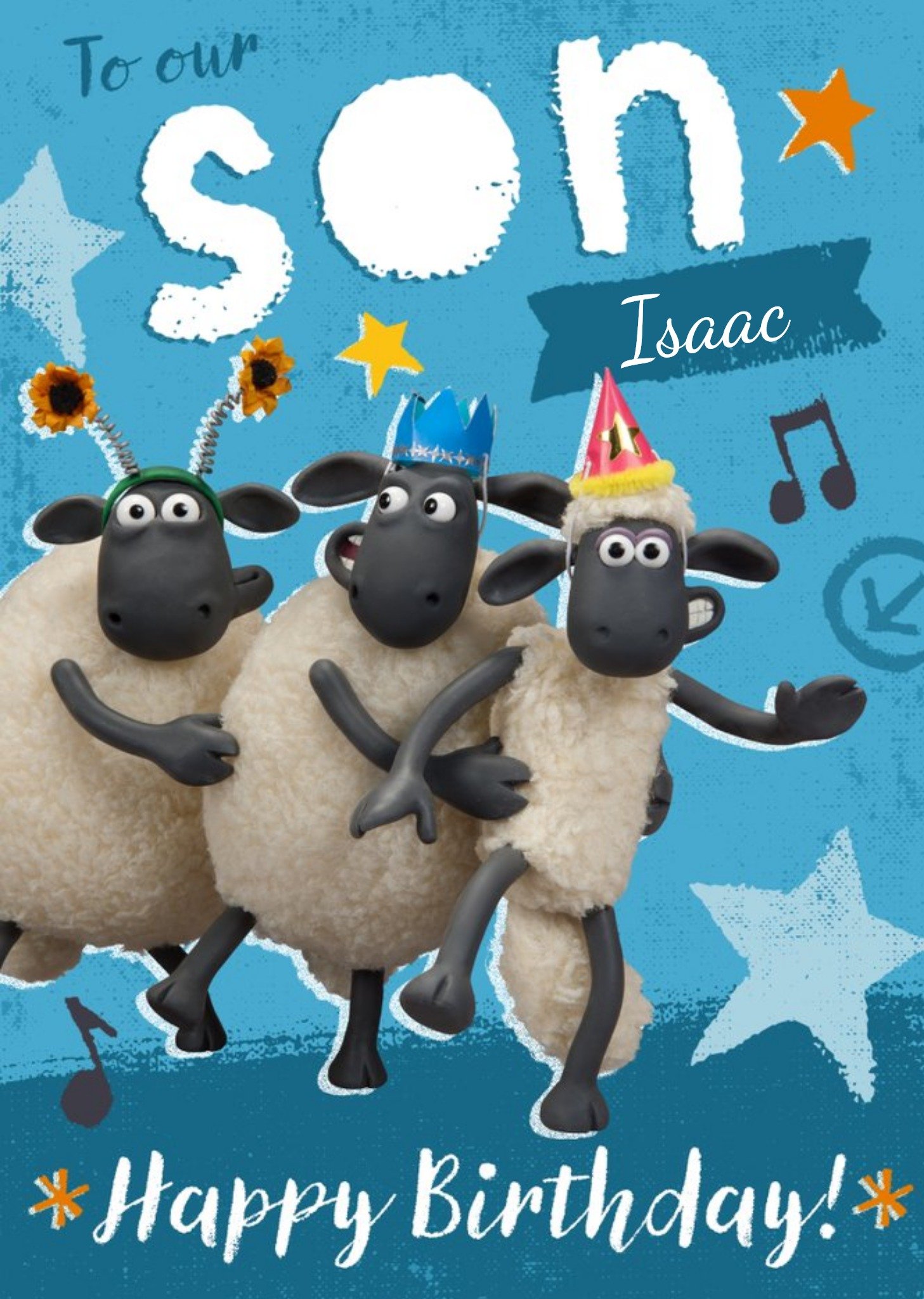 Other Shaun The Sheep Son Birthday Card, Large