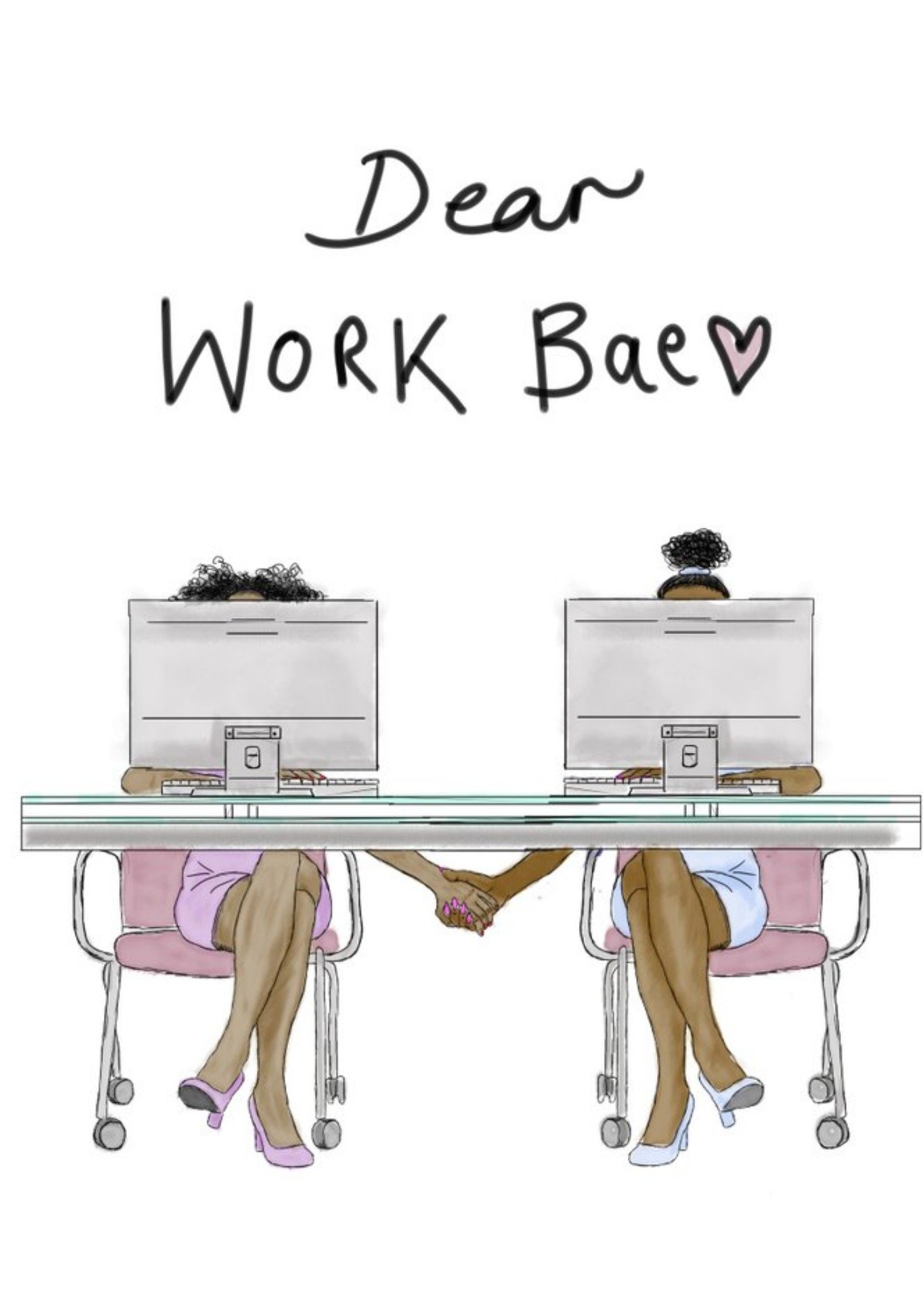 Kitsch Noir Dear Work Bae Card Ecard