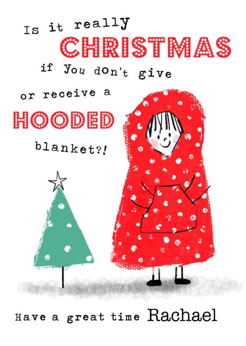 A Hooded Blanket Christmas Card