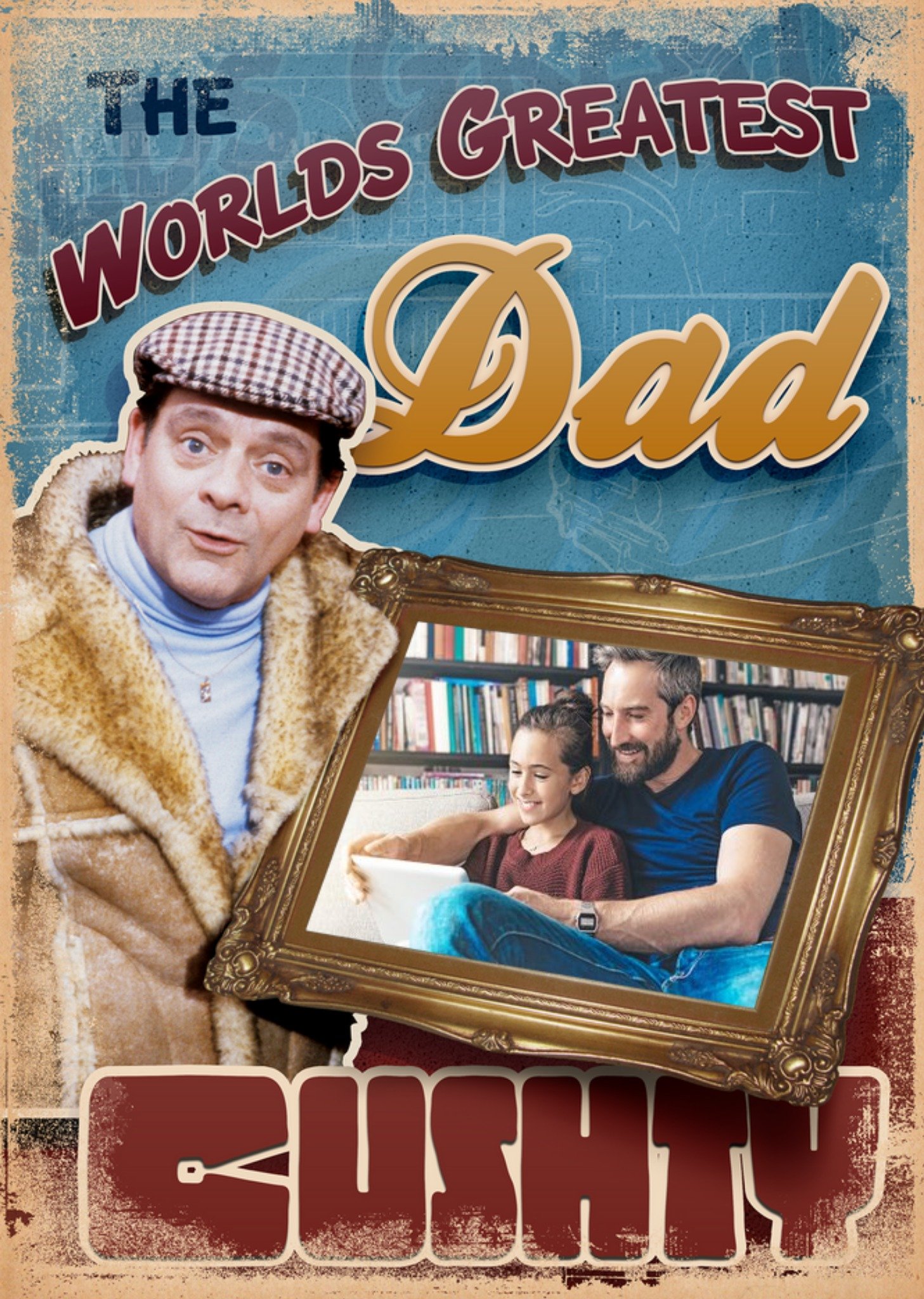 Only Fools And Horses World's Greatest Dad Photo Card, Large