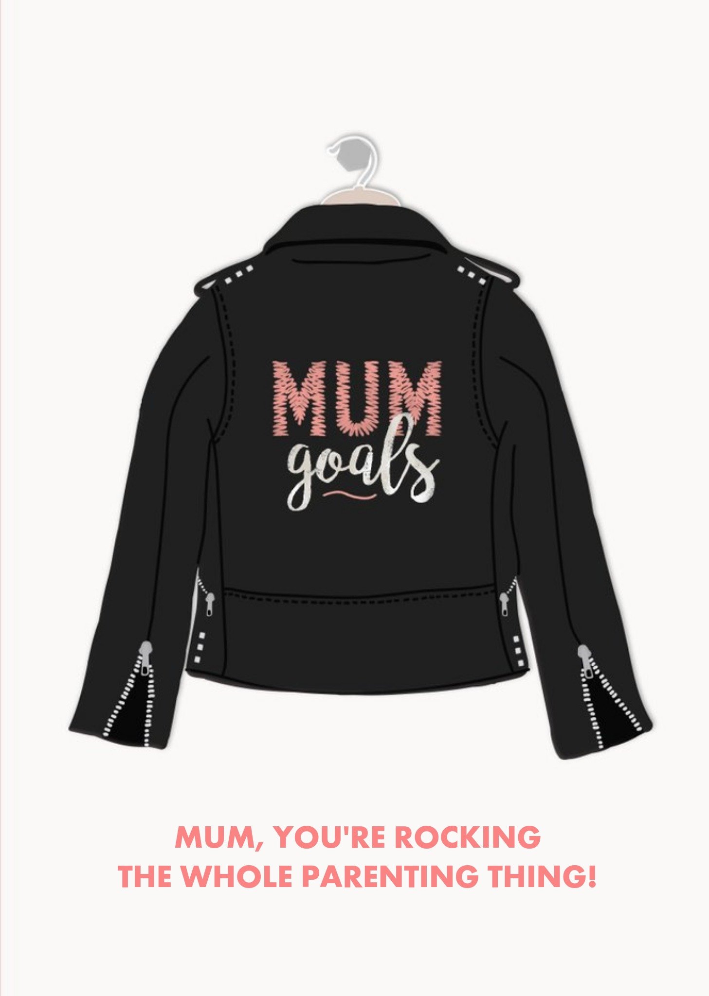 Moonpig Mum You're Rocking This Parenting Thing Cool Mother's Day Card Ecard